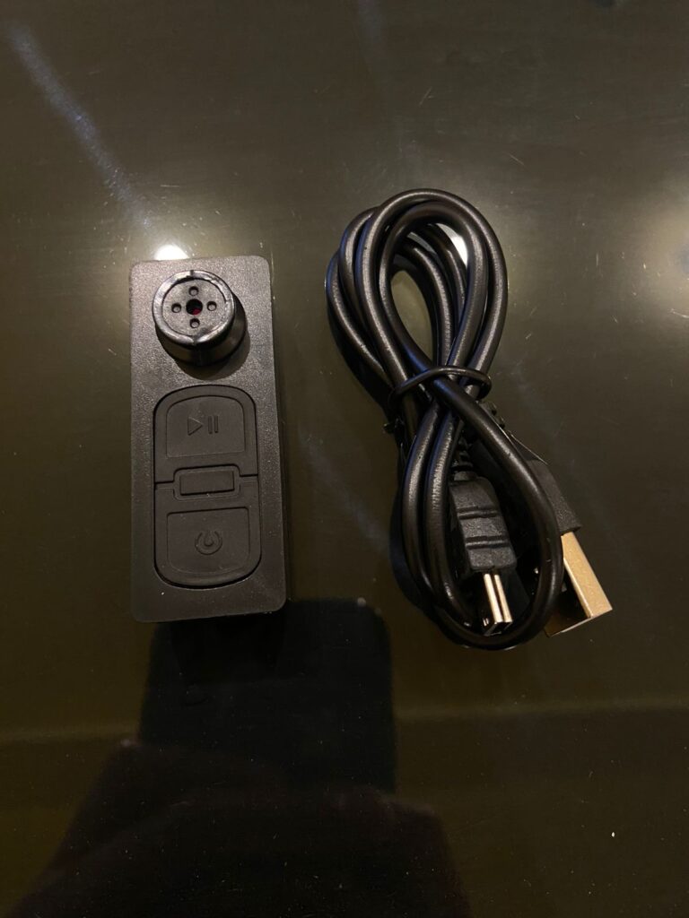 Mini Cámara Tipo Botón – Video + Audio
