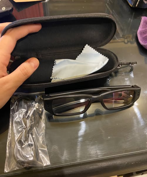 Lentes con Cámara Oculta 1080p (Video + Audio)