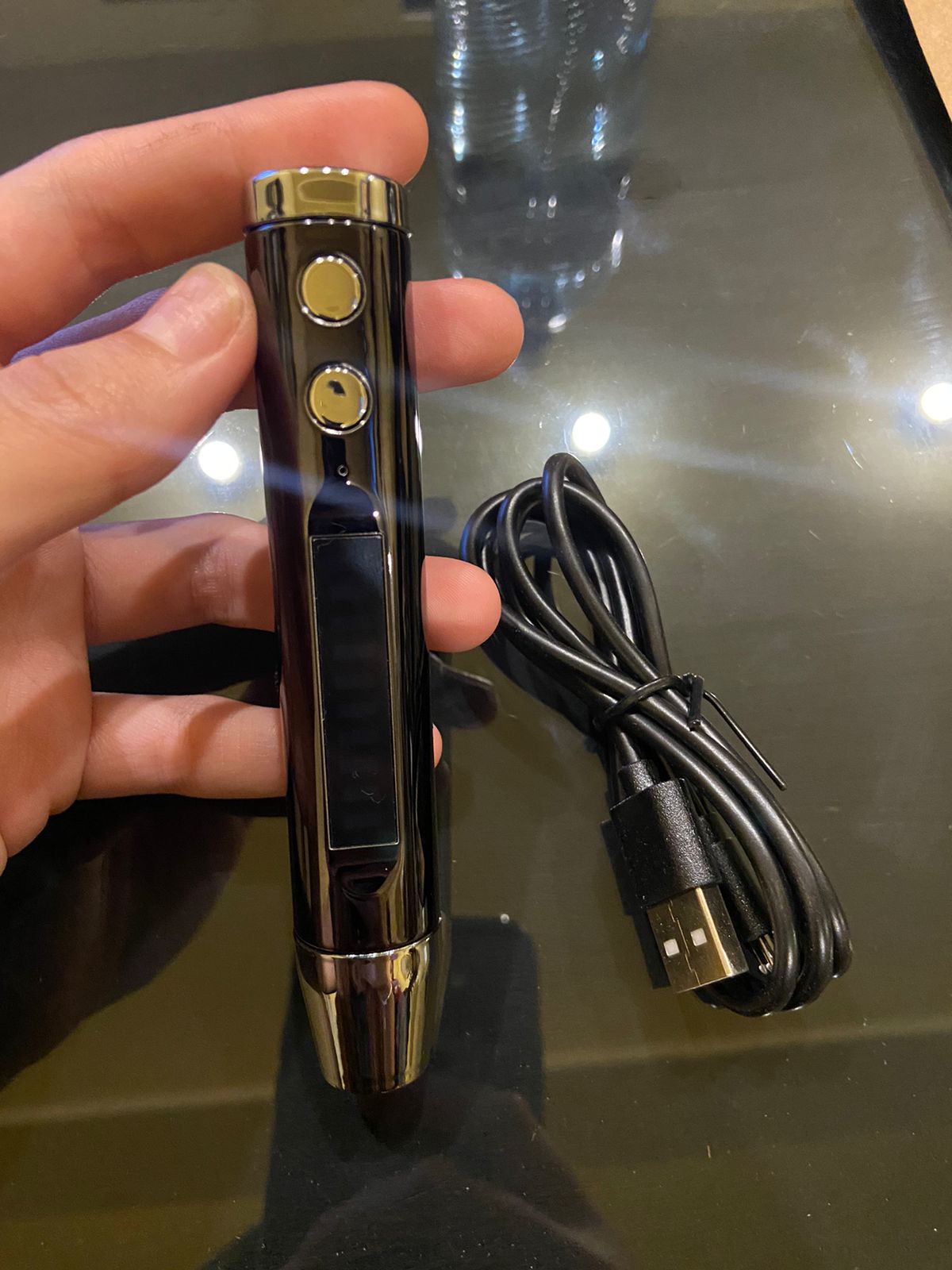 Bolígrafo Detector Inalámbrico RF + Infrarrojo + GPS (Anti-Espía)
