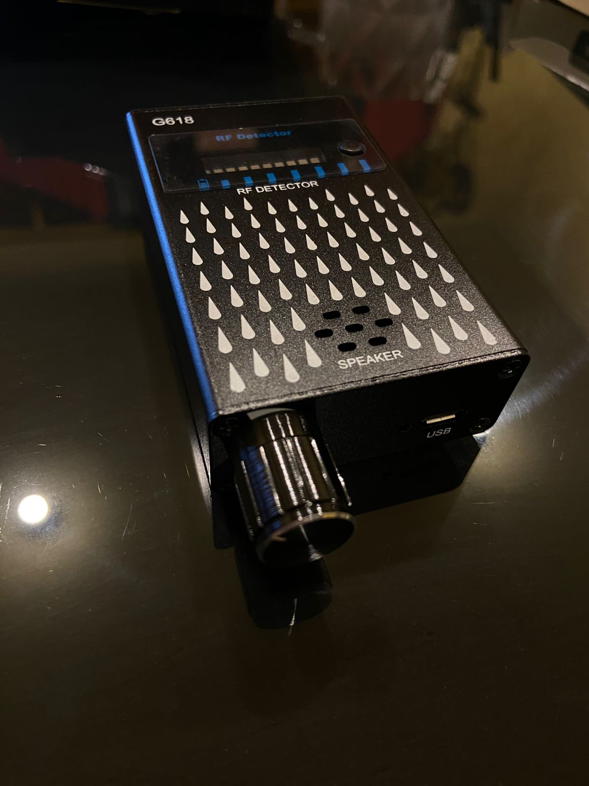 Detector GPS + RF + WiFi + Bluetooth + Cámaras Inalámbricas