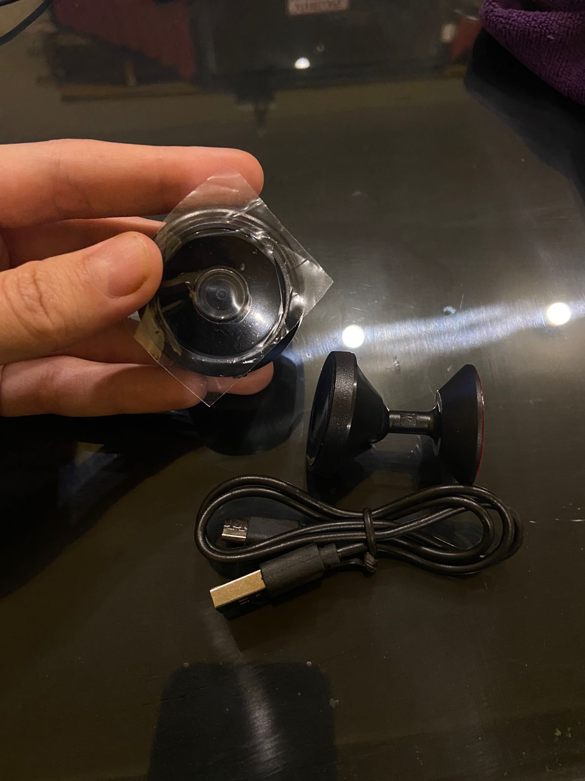 Mini Cámara de Seguridad Espía WiFi Inalámbrica (Base Magnética)